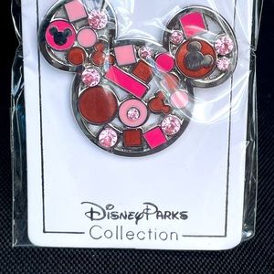 Disney Parks Collection Minnie Multi Pink Pin